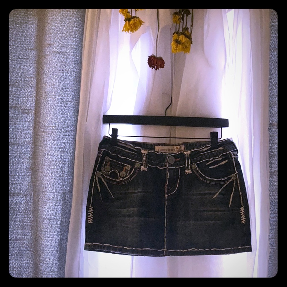 Stella Laguna beach jean skirt